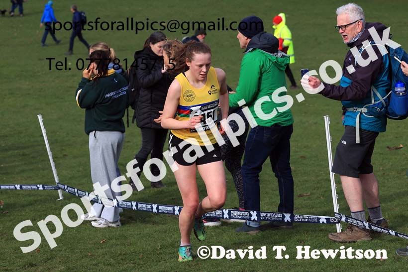 Womens Under-20s, 2024 CAU Inter Counties Cross Country Champs., Wollaton Park, Nottingham. Photo: David T. Hewitson/Sports for All Pics